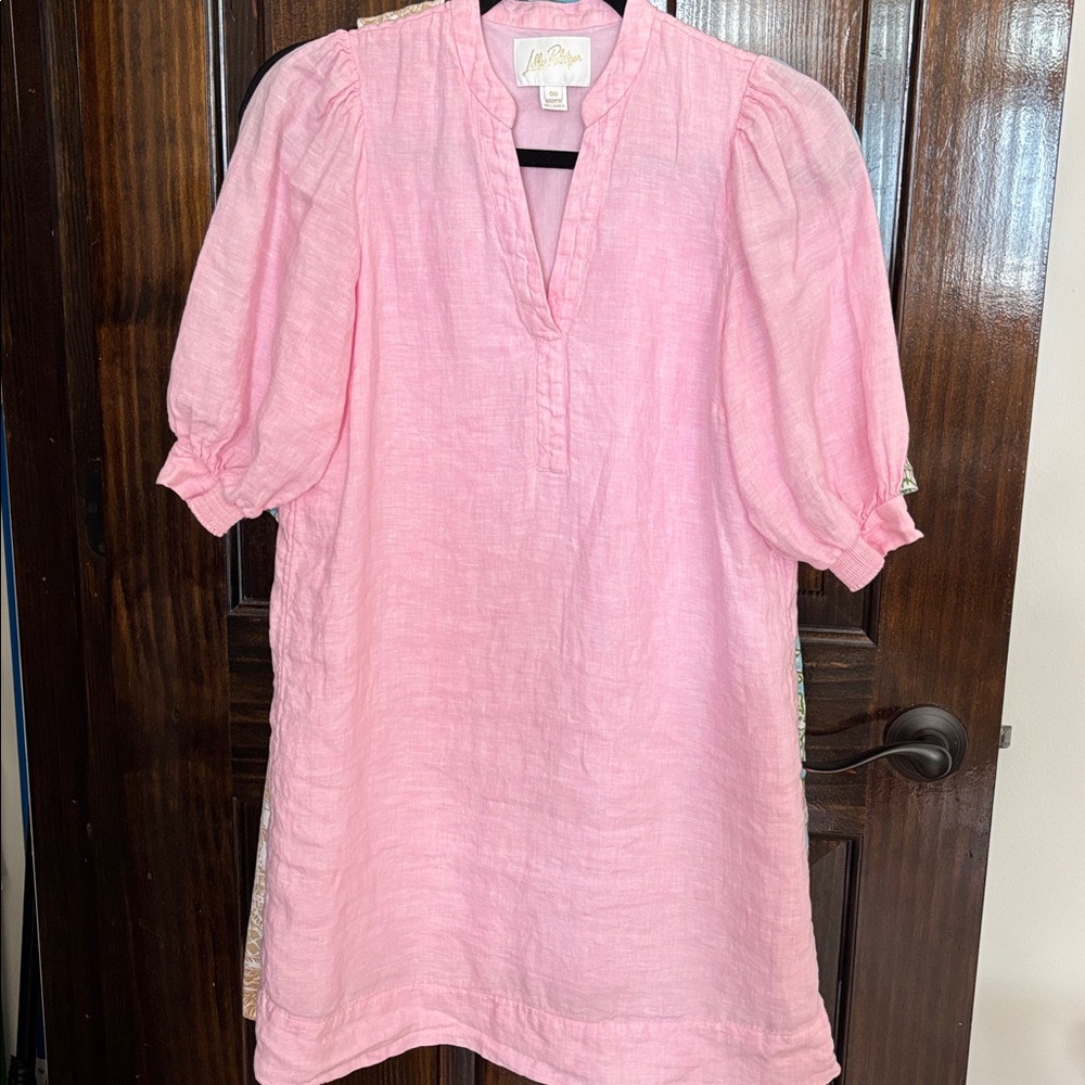 Lilly Pulitzer Mialeigh Dress Light Pink 00 - Picture 2 of 3
